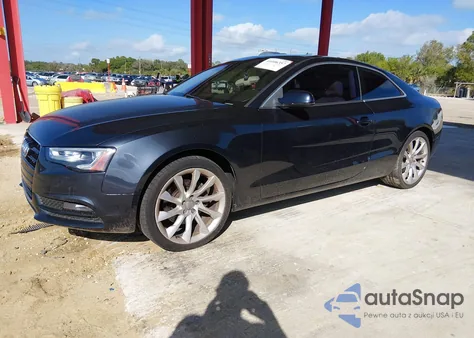2013 Audi A5 2.0T Premium z USA, uszkodzony, nr VIN WAULFAFR2DA045798